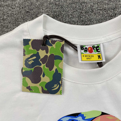 Bape Art Camo Tee White