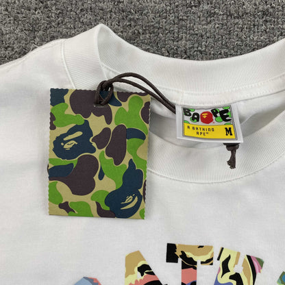 Bape Art Camo Tee White