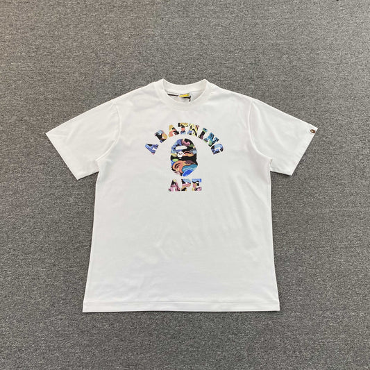 Bape Art Camo Tee White