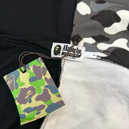 BAPE City Camo Tiger Shark Full Zip Hoodie Black