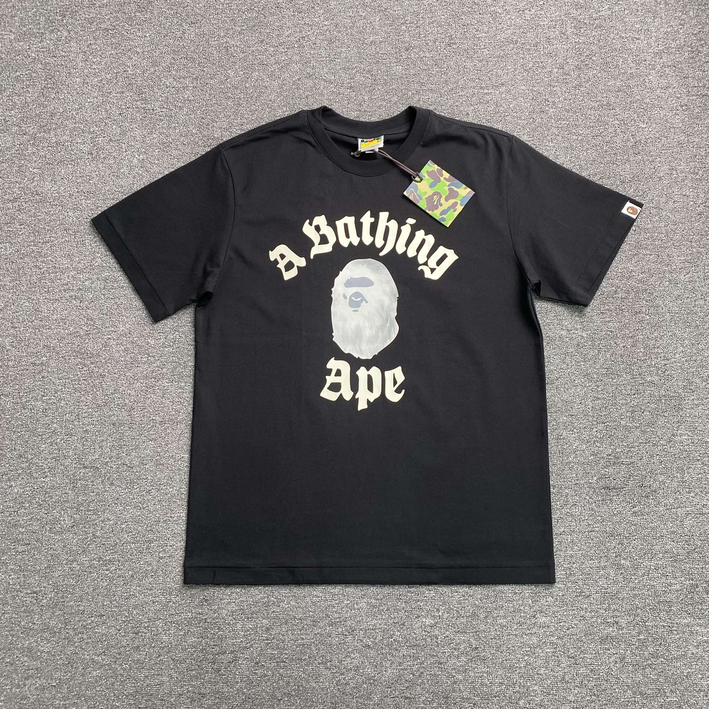 Bape College Tee Black