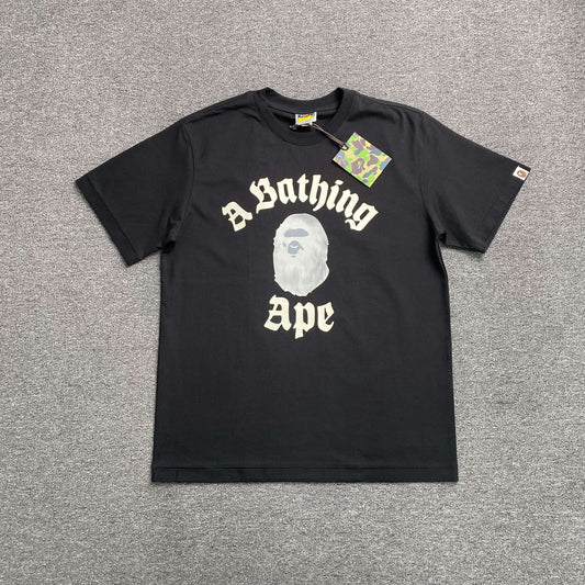 Bape College Tee Black