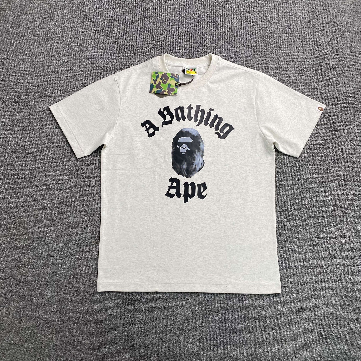 Bape College Tee White