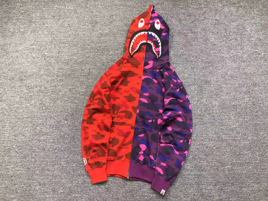 bape-color-camo-separate-shark-full-zip-hoodie-red-purple-Drip Store Argentina