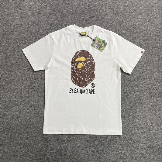 Bape Hand Draw Tee White-Drip Store Argentina