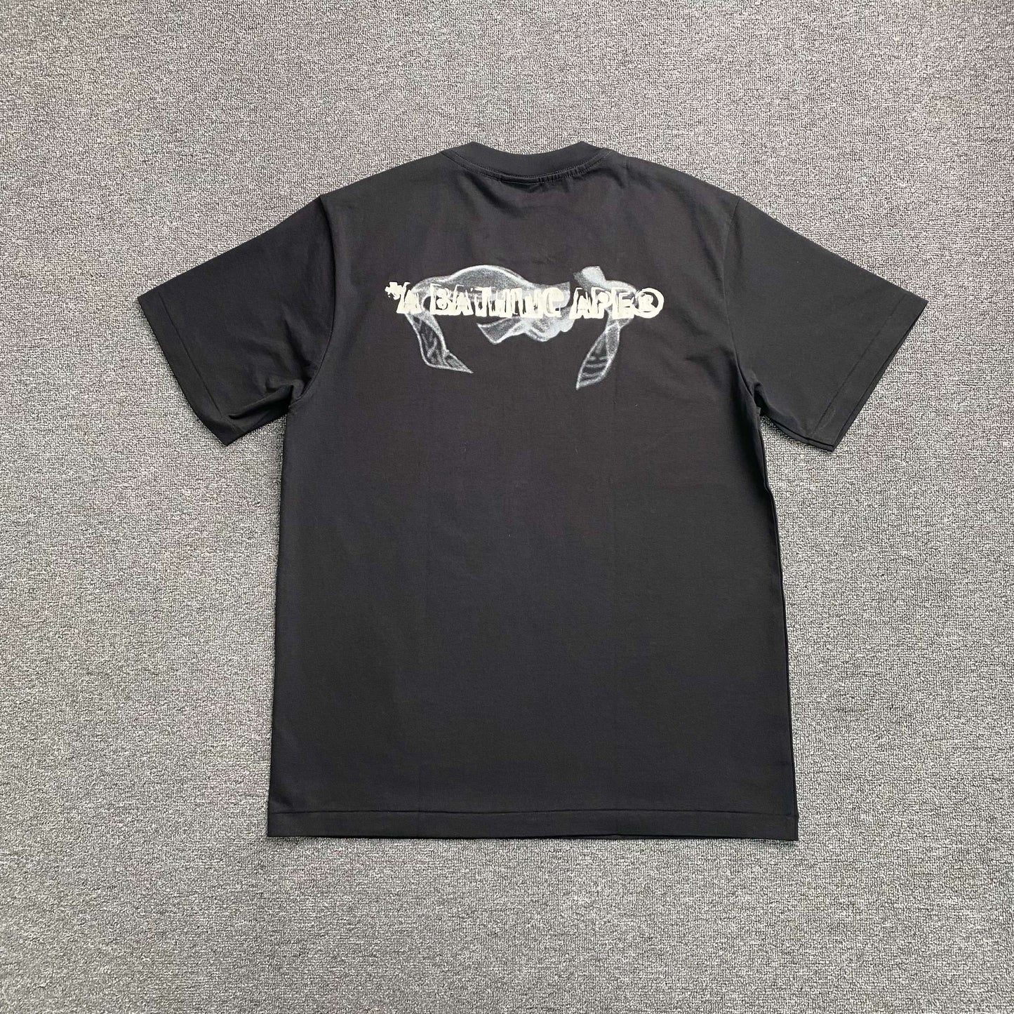 Bape Mosquito Coil Ape Head Tee Black