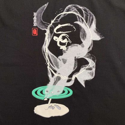 Bape Mosquito Coil Ape Head Tee Black