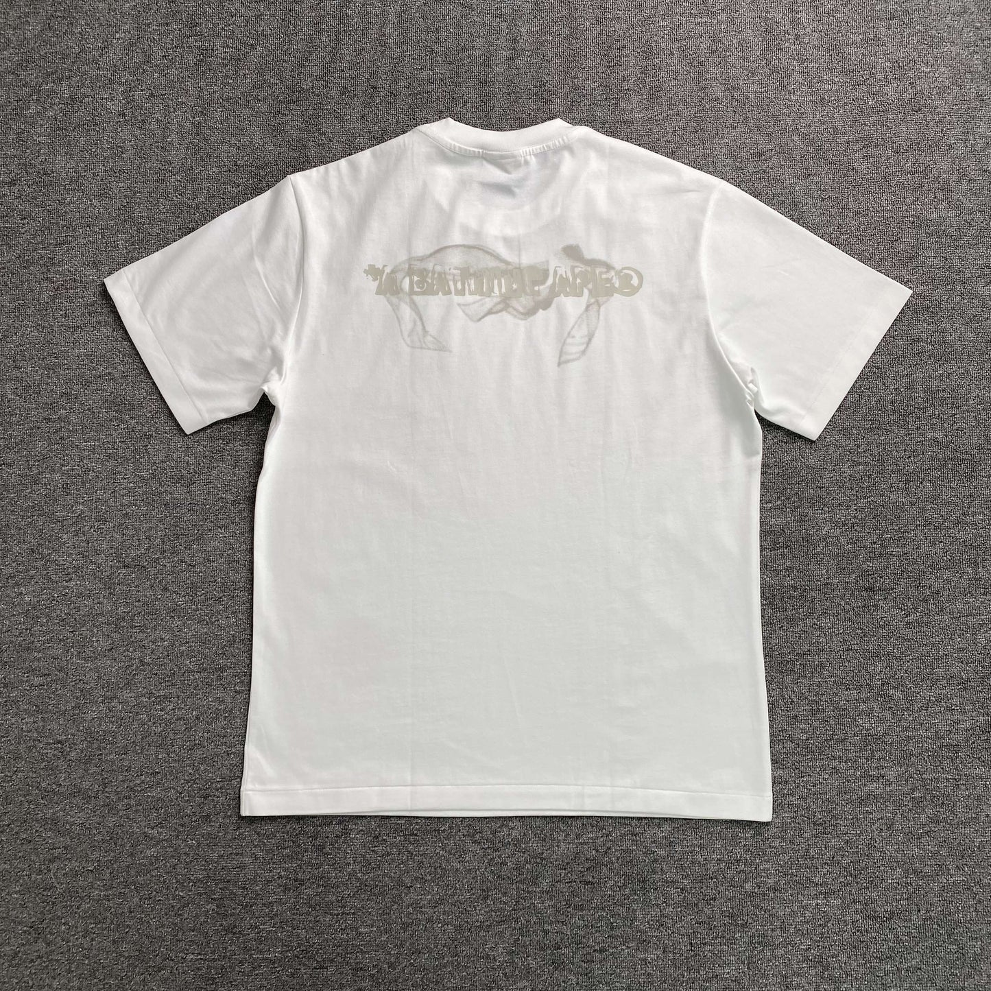Bape Mosquito Coil Ape Head Tee White
