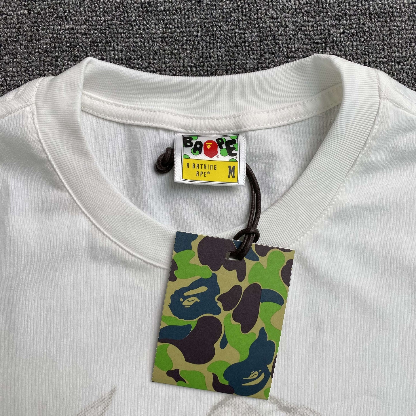 Bape Mosquito Coil Ape Head Tee White