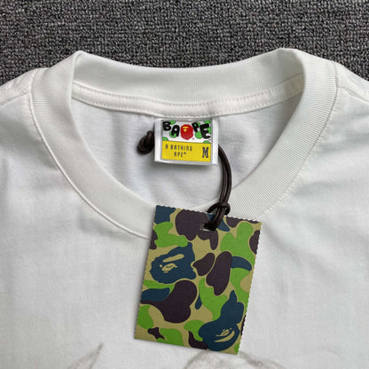 Bape Mosquito Coil Ape Head Tee White