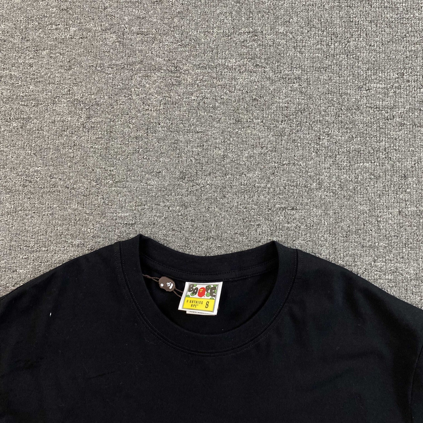 Bape Neon Tokyo Big Ape Head Tee Black