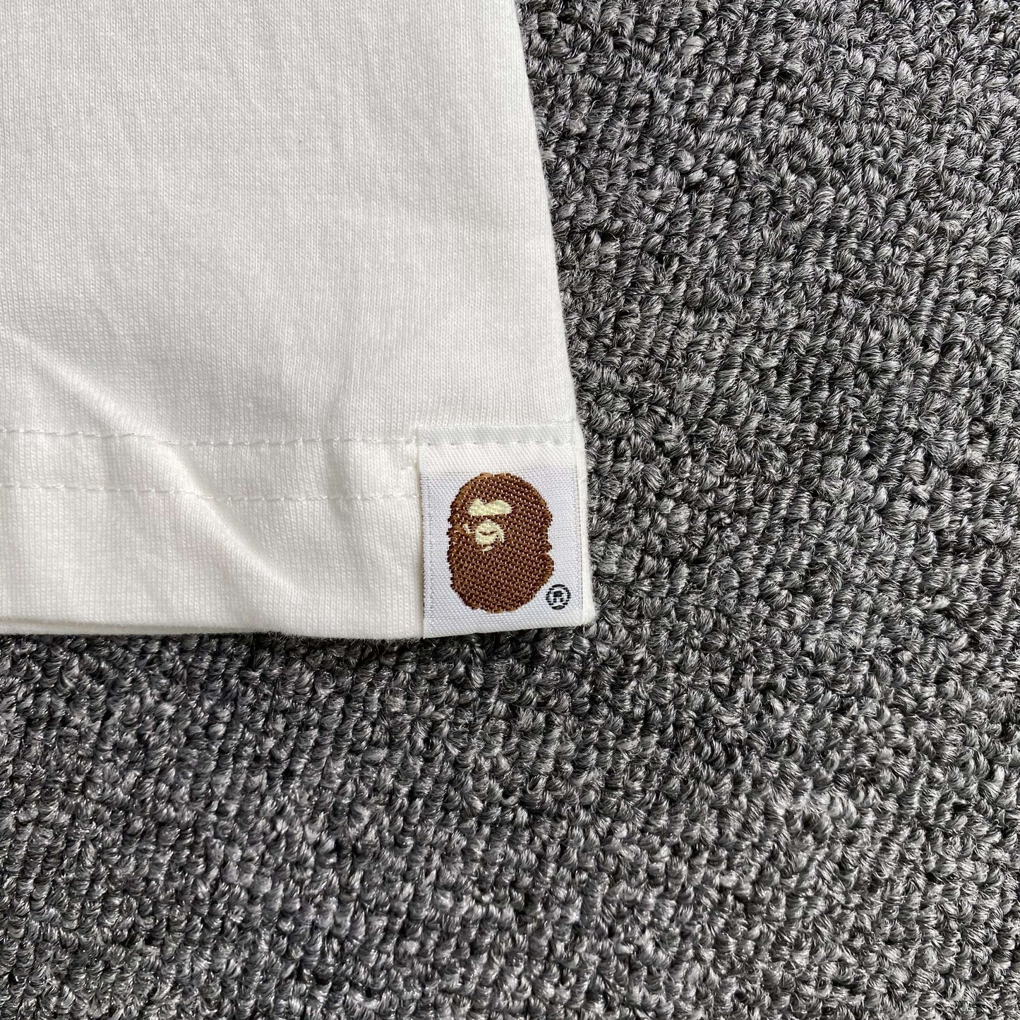 Bape Neon Tokyo Big Ape Head Tee White