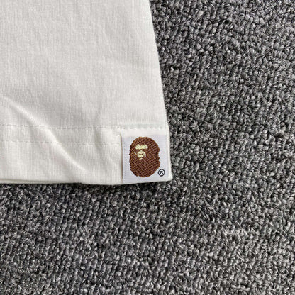 Bape Neon Tokyo Big Ape Head Tee White