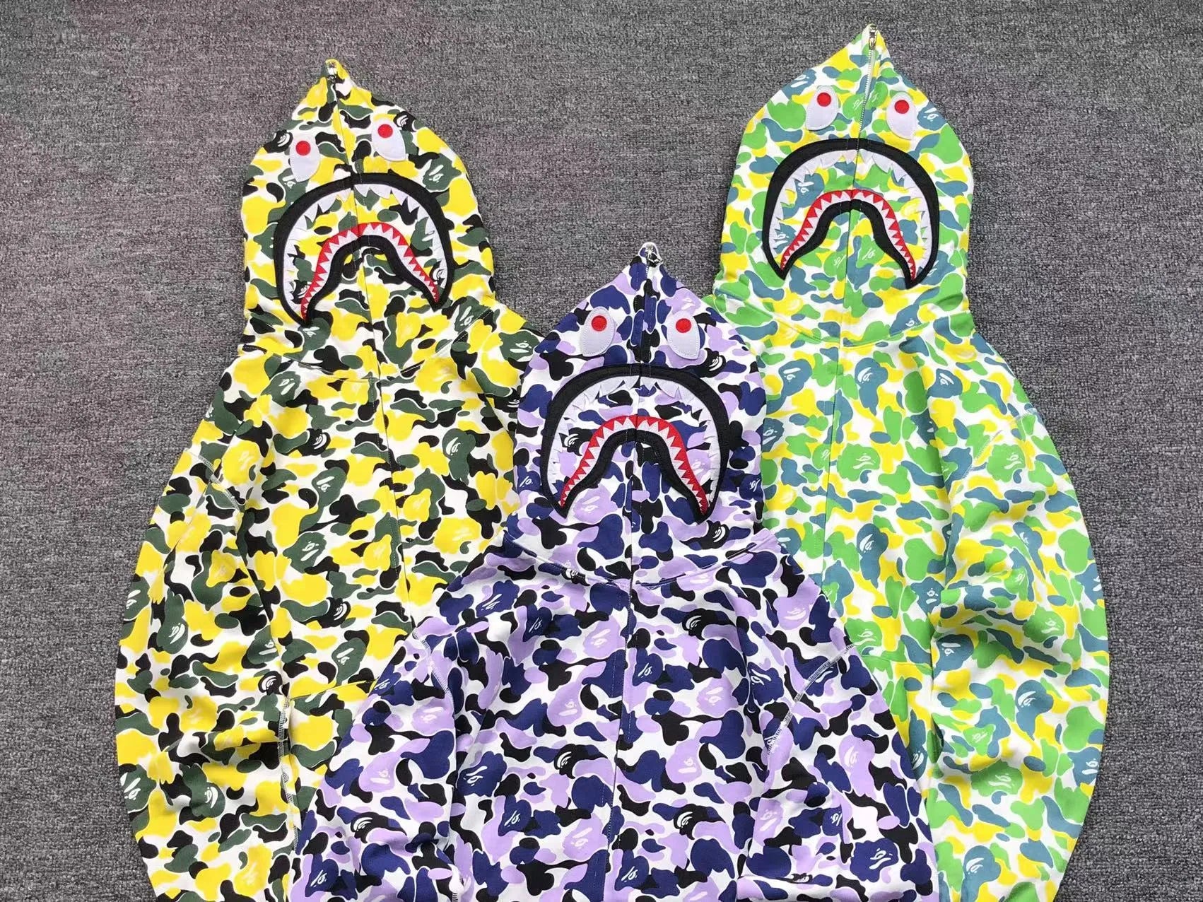 BAPE SHARK SHIZUOKA LIMITED FULL ZIP HOODIE-Drip Store Argentina