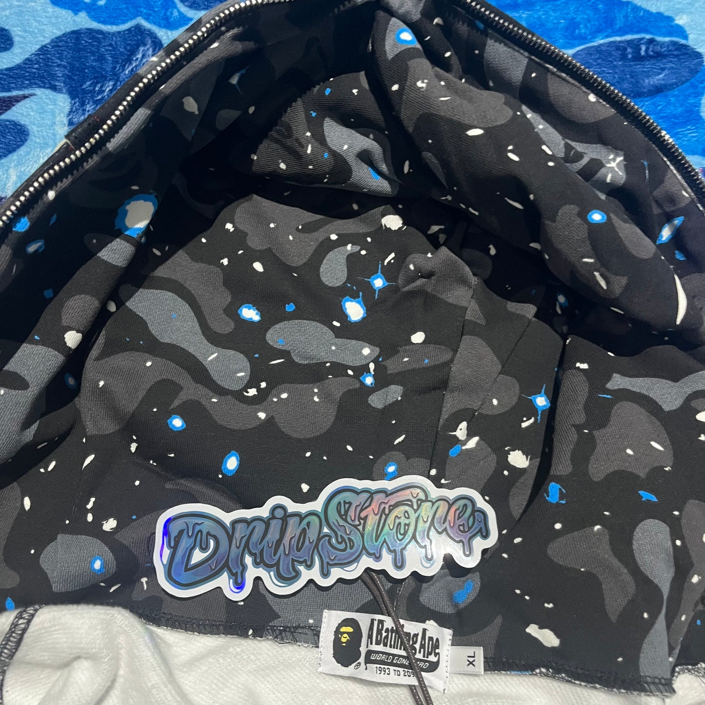 Campera Bape Space Camo (Brilla oscuridad) M-L-XL