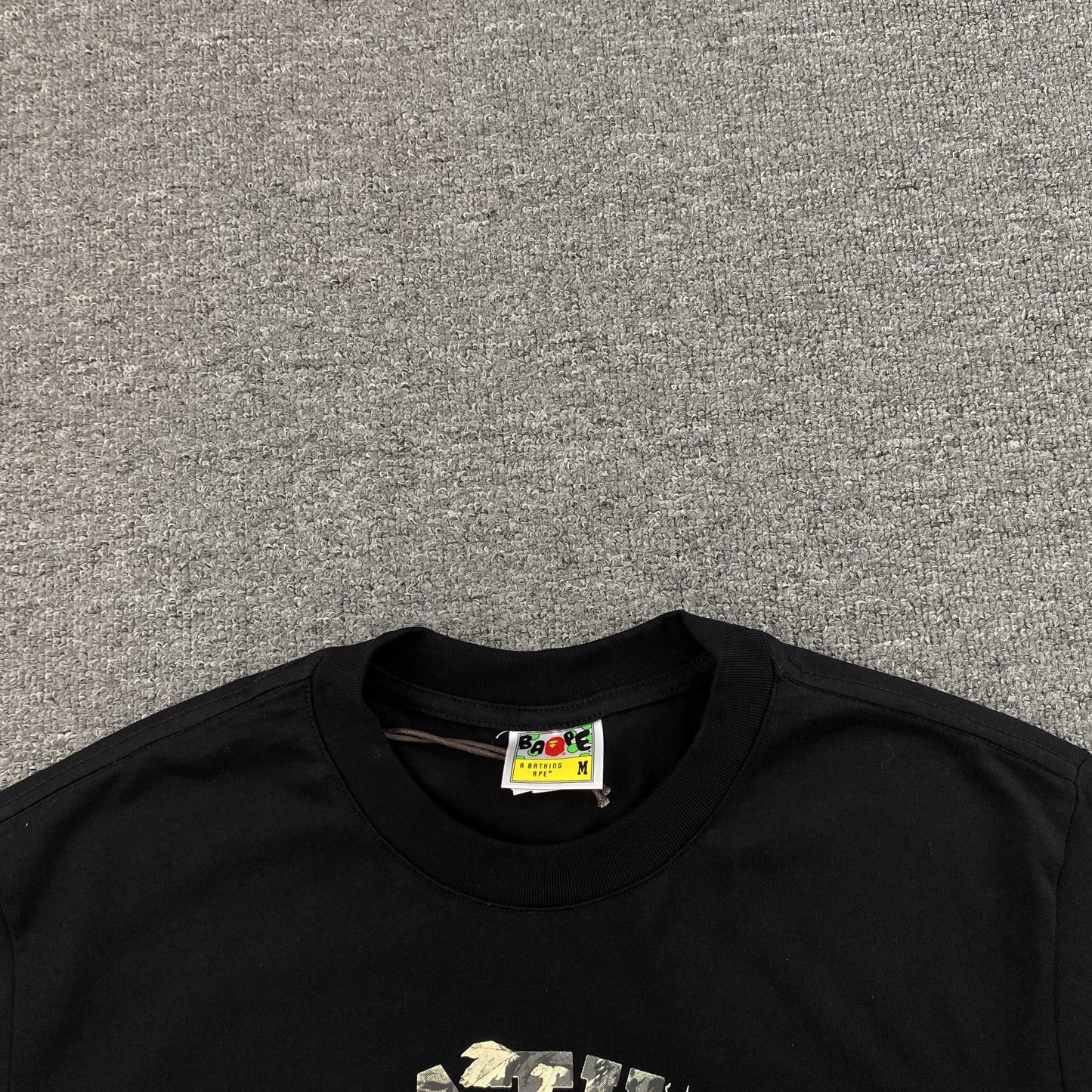Bape Tree Edge Camo Tee Black