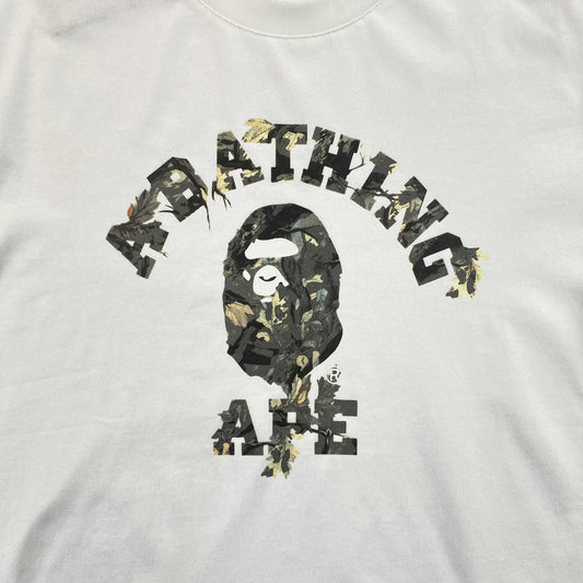 Bape Tree Edge Camo Tee White