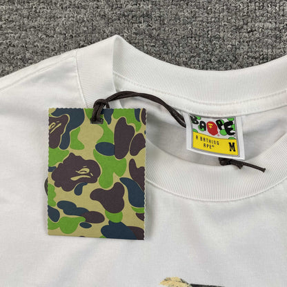 Bape Tree Edge Camo Tee White