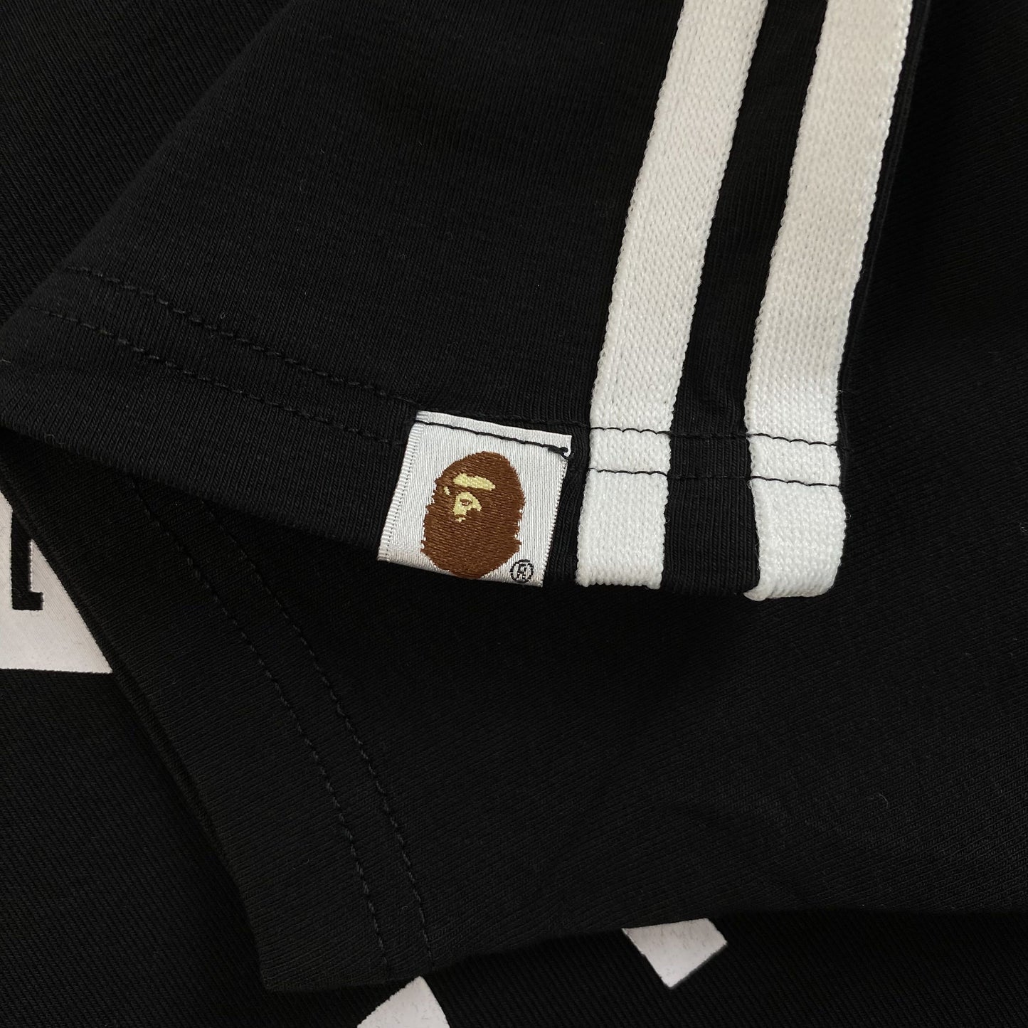 Bape x Adidas Tee Black