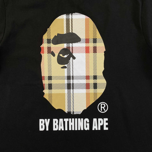 Bape x Burberry Tee Black