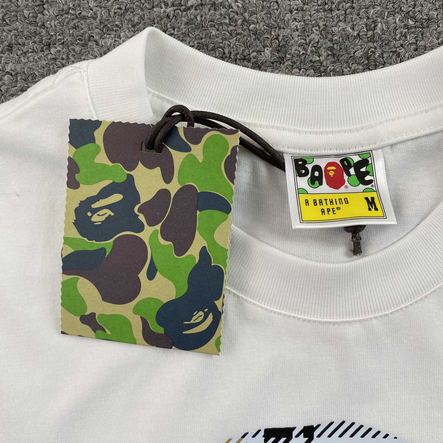 Bape x Burberry Tee White