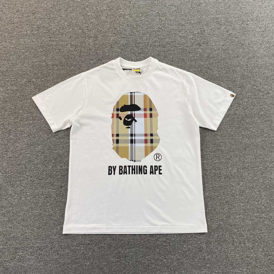 Bape x Burberry Tee White