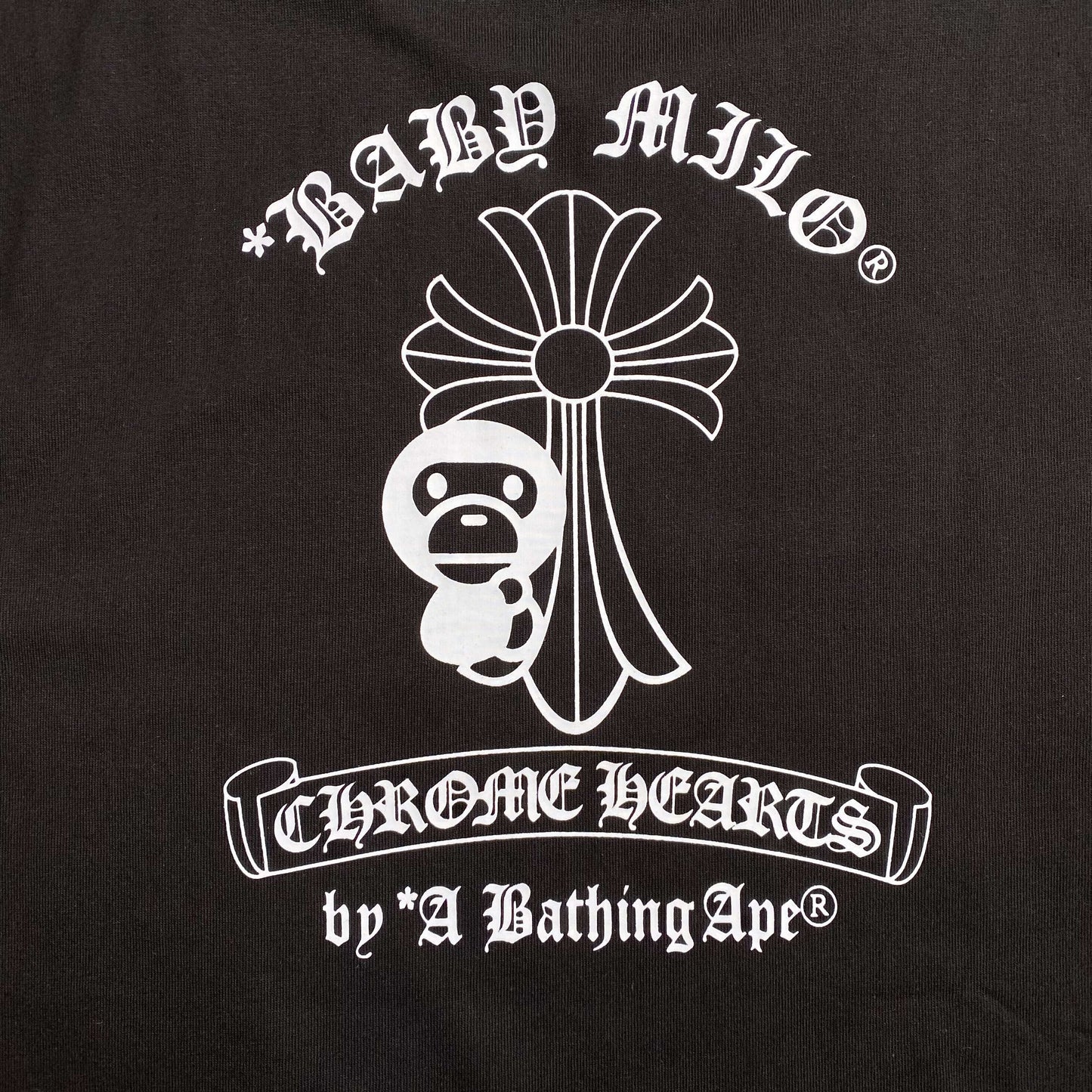 Bape x Chrome Hearts Tee Black