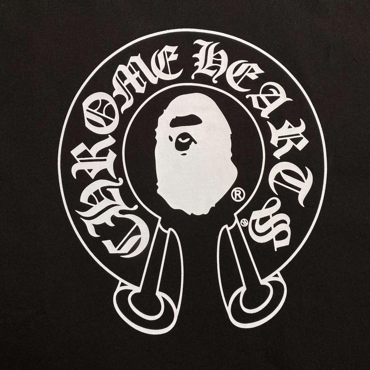 Bape x Chrome Hearts Tee Black
