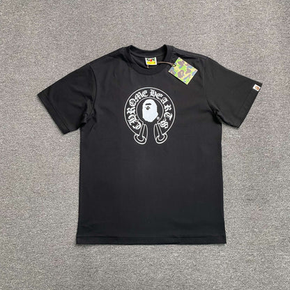 Bape x Chrome Hearts Tee Black