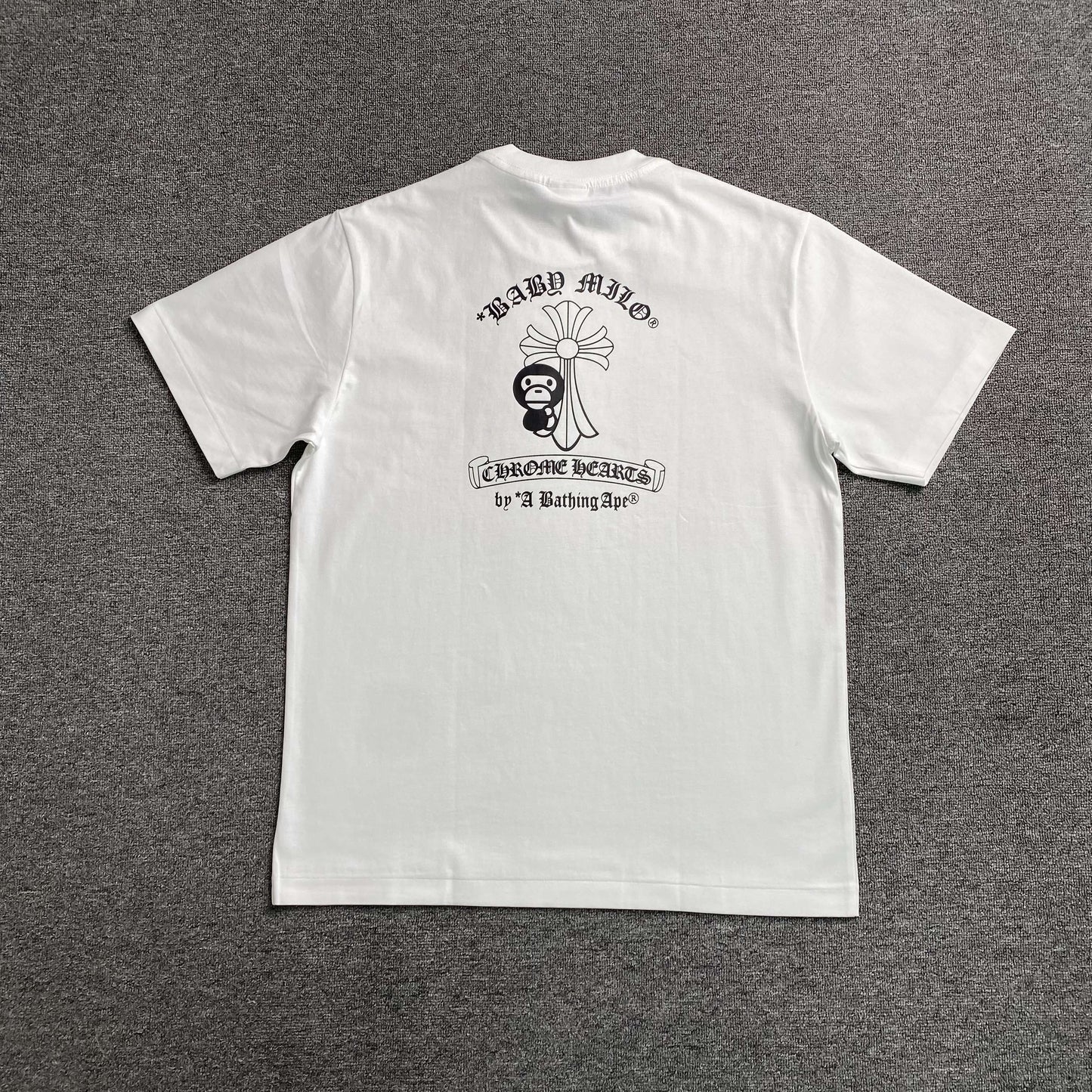 Bape x Chrome Hearts Tee White