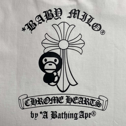Bape x Chrome Hearts Tee White