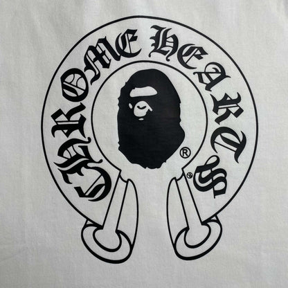 Bape x Chrome Hearts Tee White