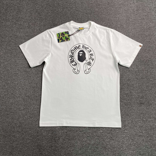 Bape x Chrome Hearts Tee White