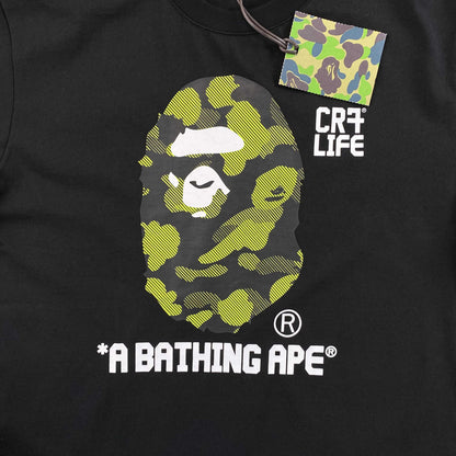 Bape x CR7Life Big Ape Head Tee Black