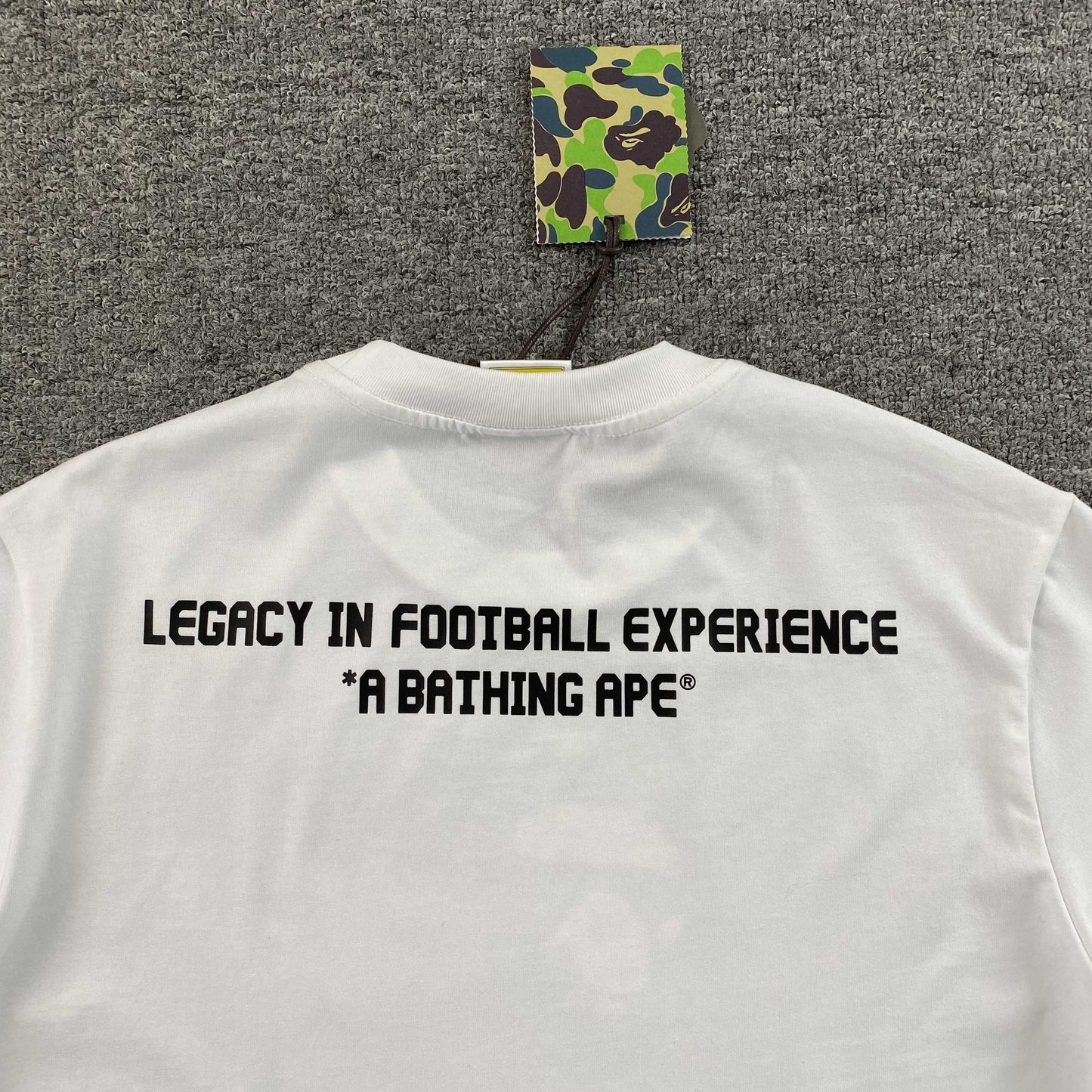 Bape x CR7Life Big Ape Head Tee White