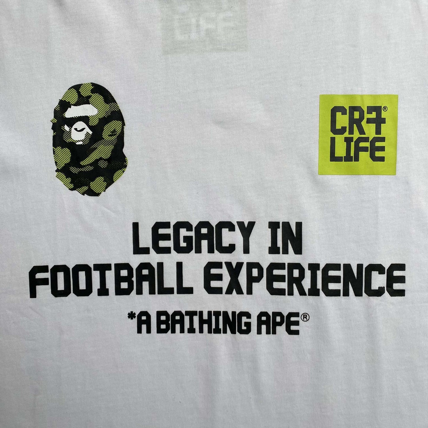 Bape x CR7Life Ronaldo 7 Tee White