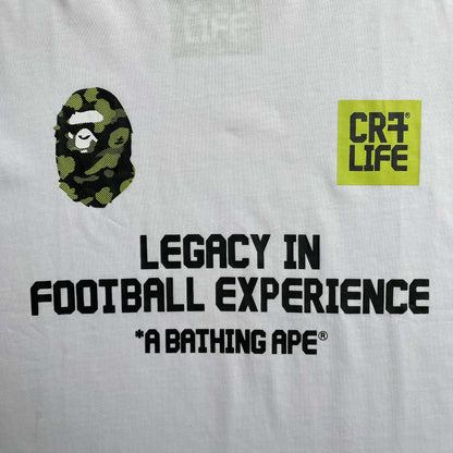 Bape x CR7Life Ronaldo 7 Tee White