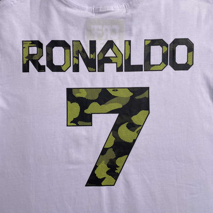 Bape x CR7Life Ronaldo 7 Tee White