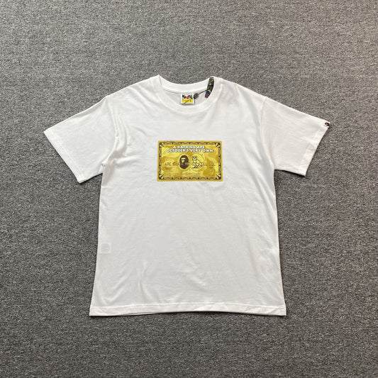 Bape x OVO Card Tee White-Drip Store Argentina