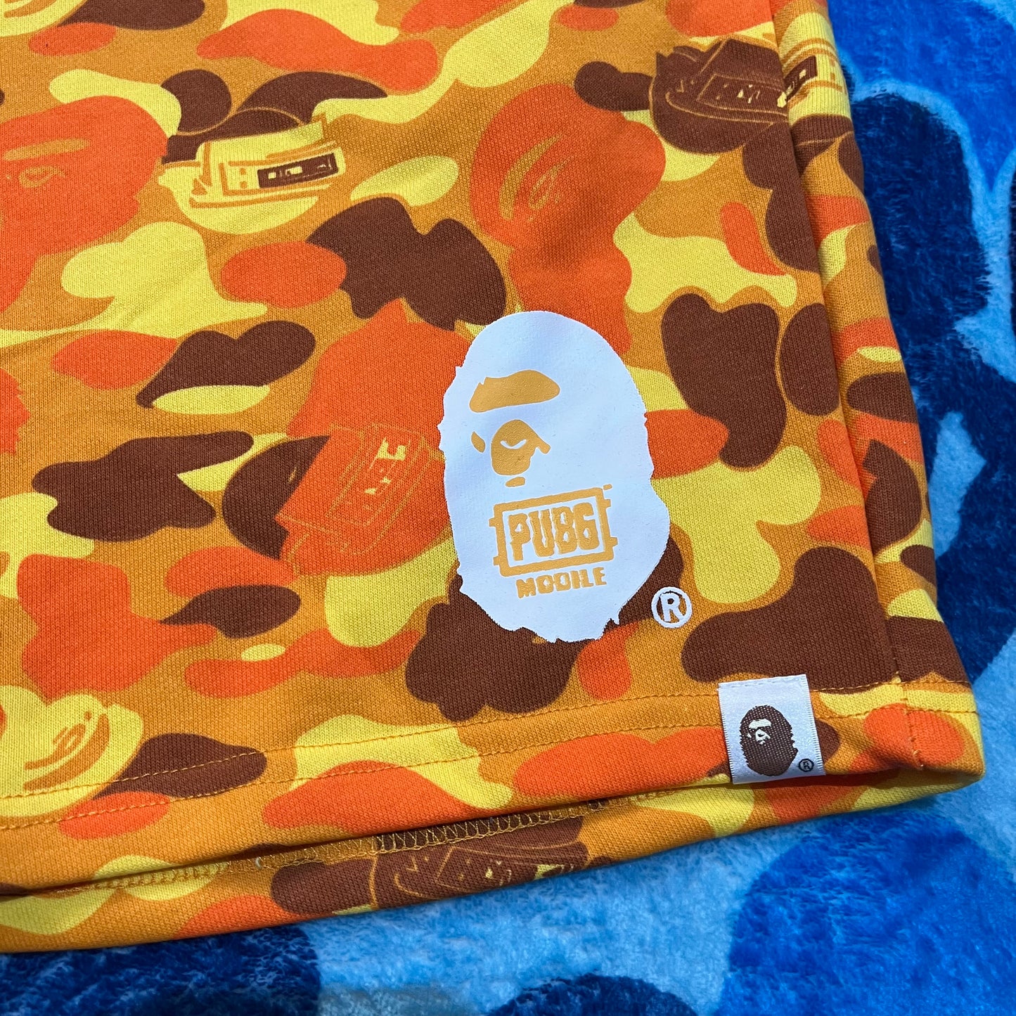 BAPE x PUBG SWEAT SHORTS