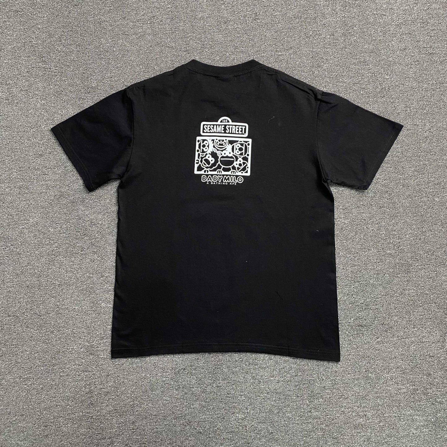 Bape x Sesame Street Tee Black