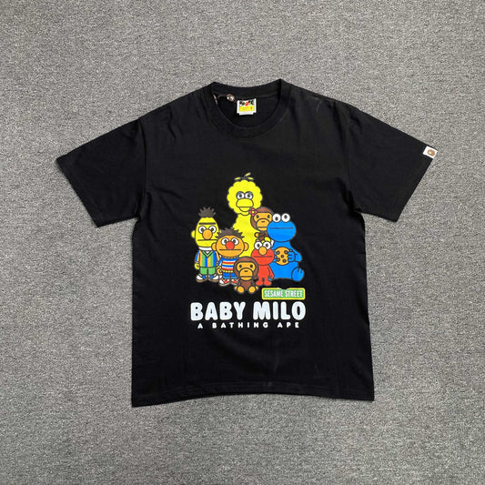 Bape x Sesame Street Tee Black