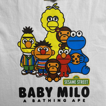Bape x Sesame Street Tee White