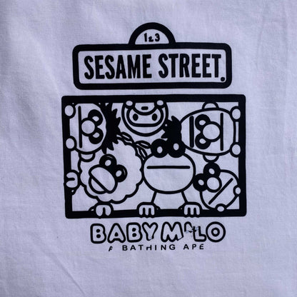 Bape x Sesame Street Tee White
