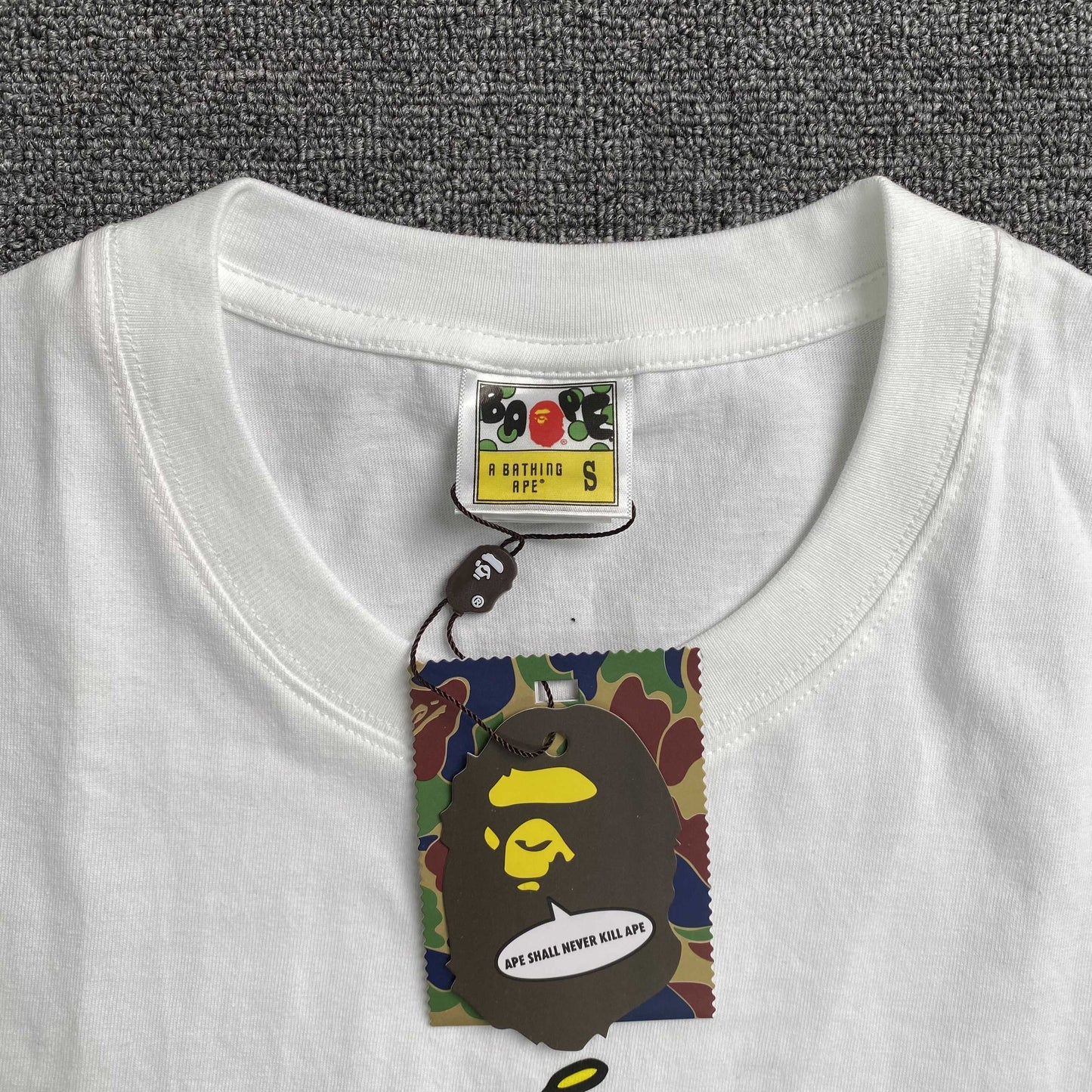 Bape x Sesame Street Tee White