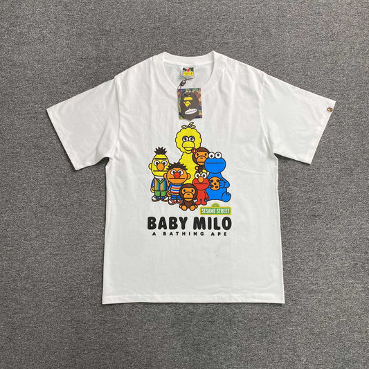 Bape x Sesame Street Tee White