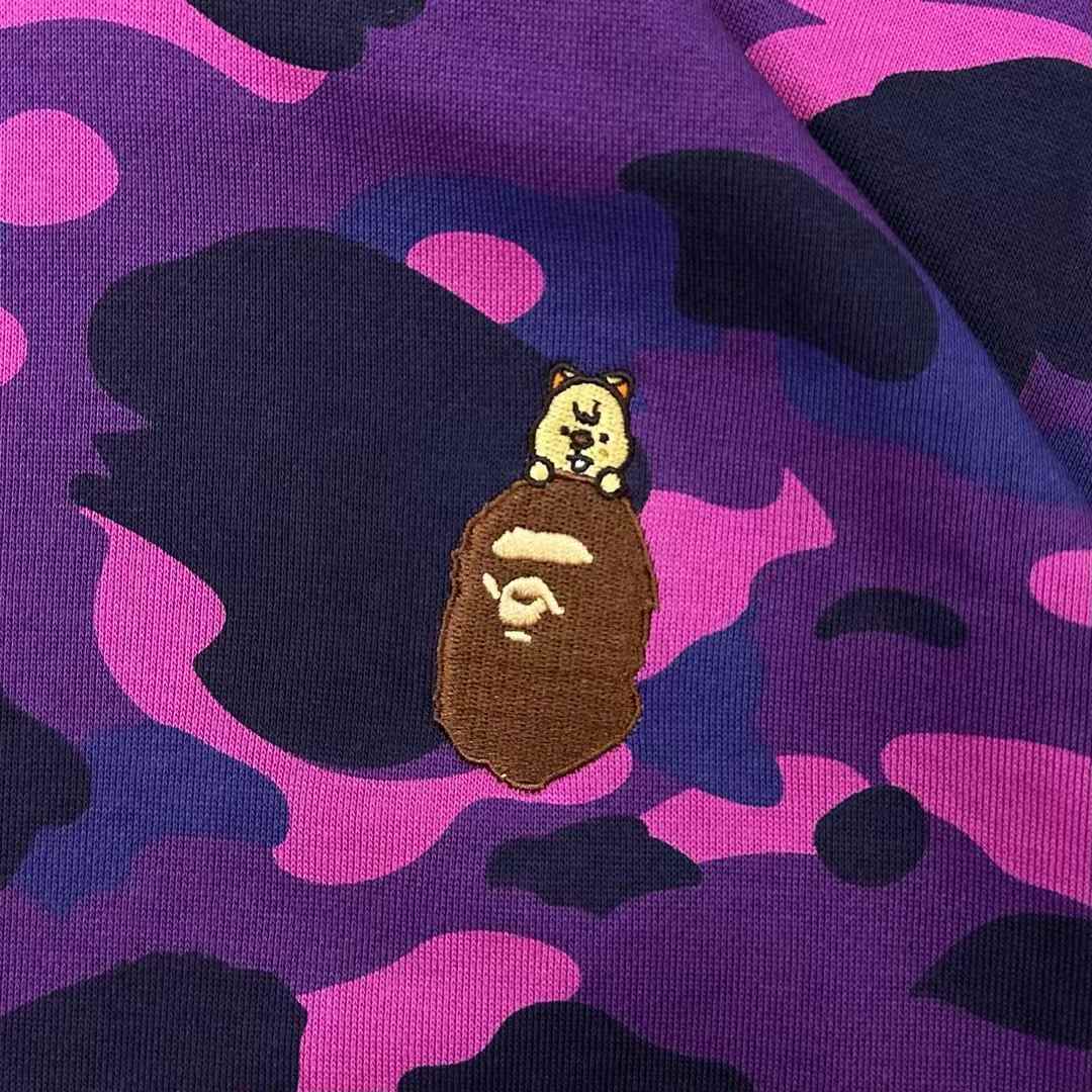 BAPE x Stray Kids Han Shark Full Zip Hoodie Purple
