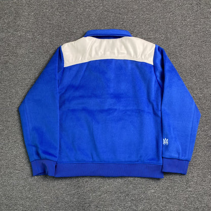 AMIRI VARSITY BOMBER JACKET BLUE