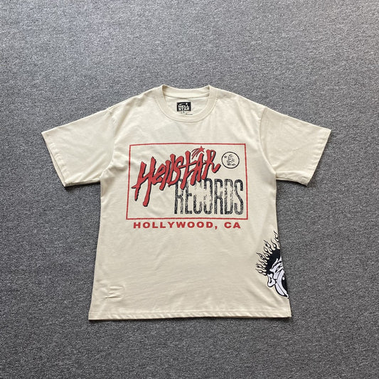 HELLSTAR STUDIOS RECORDS TEE WHITE