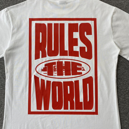 CORTEIZ RULES THE WORLD TEE WHITE